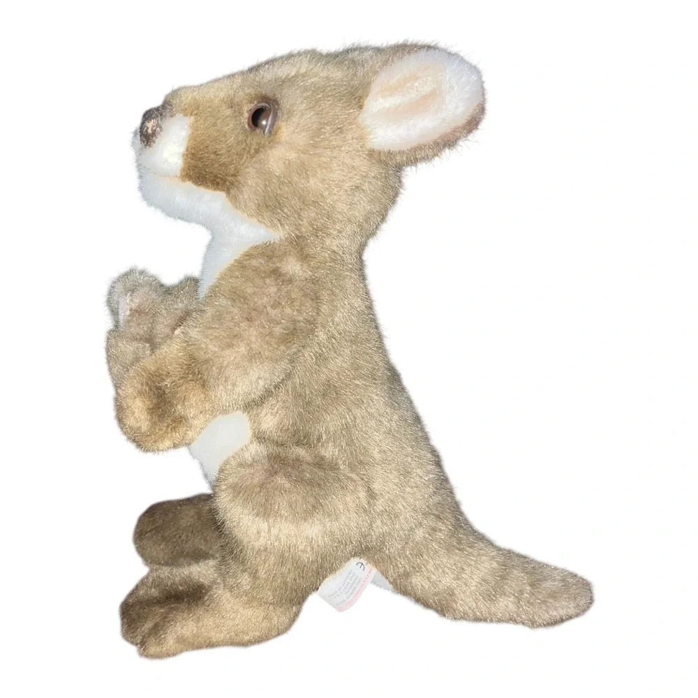 Vintage 1994 K&M International Kangaroo with Joey Plush Stuffed Animal NWT 10
